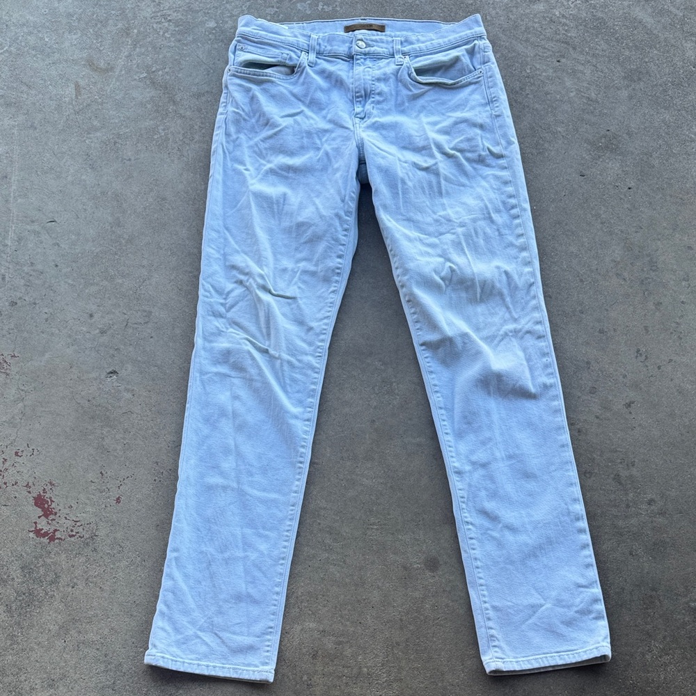 The Brixton Straight Narrow Light Blue Denim Jeans Size 33 x 35